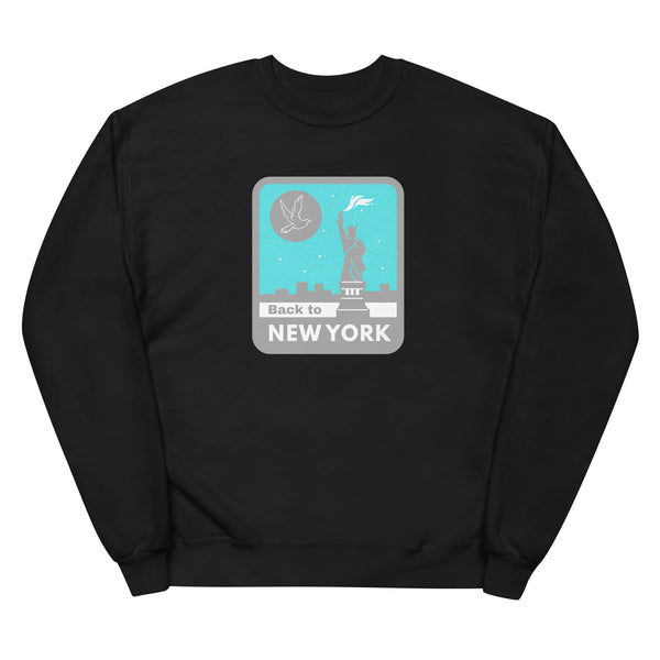 Back to New York - Unisex Fleece SweatShirt