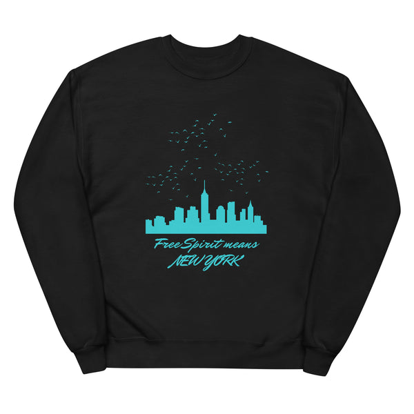 Free Spirit Means New York - Unisex Fleece SweatShirt