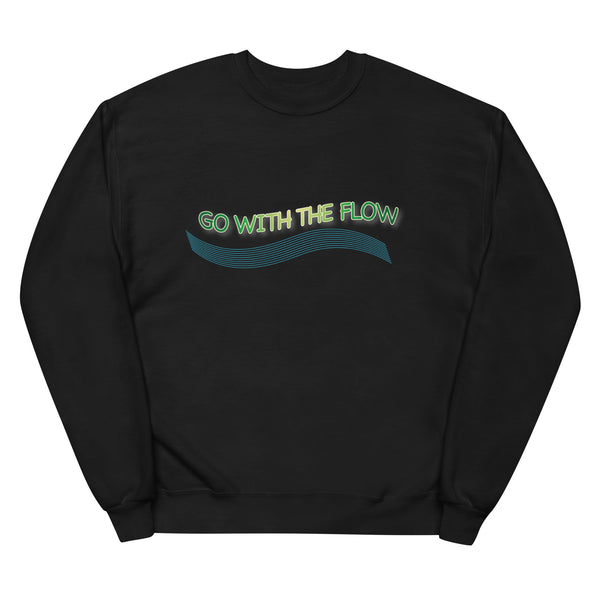 Go with The Flow - Unisex Fleece SweatShirt