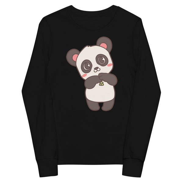 Cute Panda - Youth Long Sleeve Tee