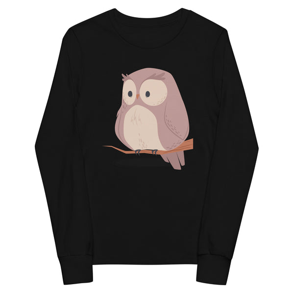 Cute Owl - Youth Long Sleeve Tee