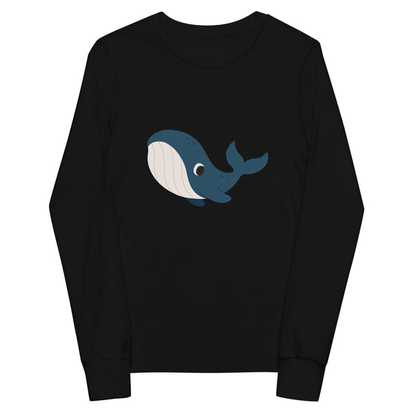 Blue Whale - Youth Long Sleeve Tee