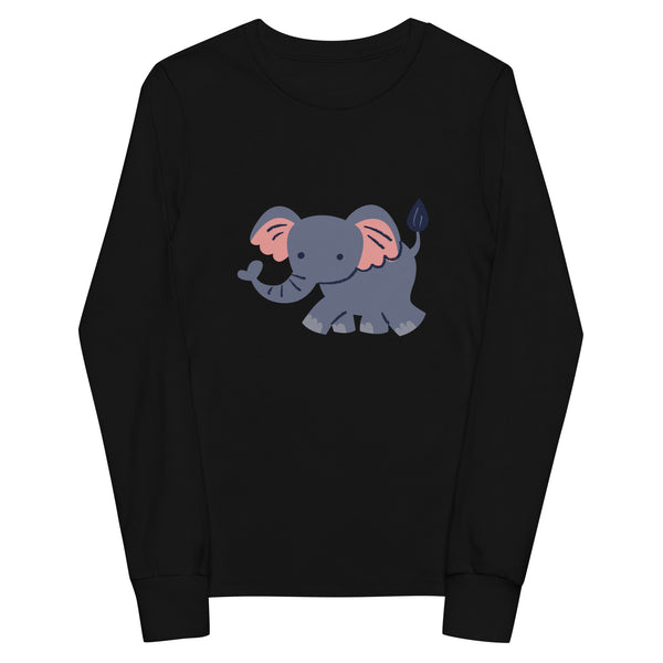 Cute Elephant - Youth Long Sleeve Tee