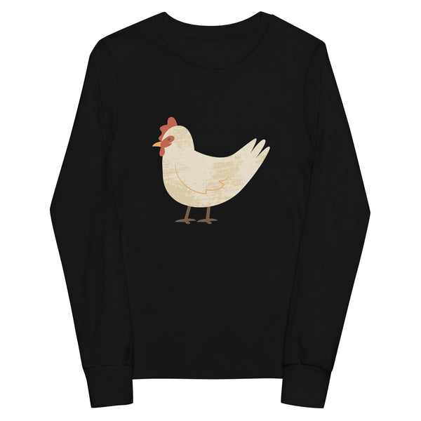 Hen - Youth Long Sleeve Tee