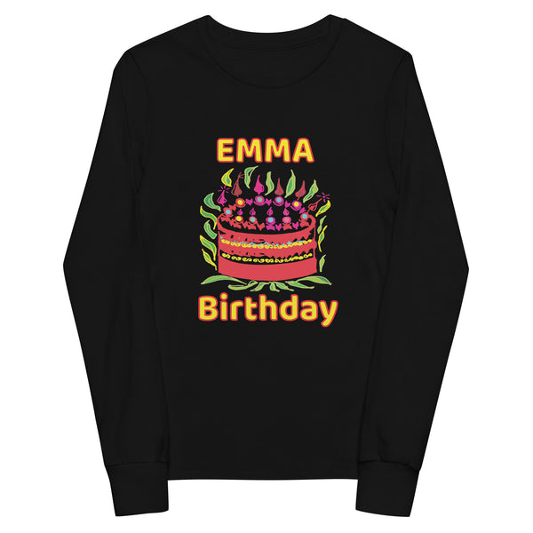 Emma Birthday - Youth Long Sleeve Tee T-Shirt