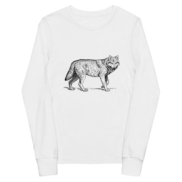 Wolf - Youth Long Sleeve Tee